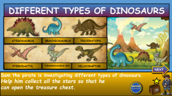 Types Of Dinosaurs |3rd-8th| Interactive Google Slides + Powerpoint +  Printable Worksheet