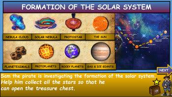Formation Of The Solar System: |6th-10th| Earth and The Solar System Powerpoint ESS1-2
