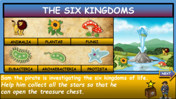 The Six Kingdoms Of Life: |4th- 8th|Interactive Google Slides + Powerpoint Version + 3 Worksheets